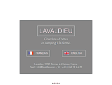Tablet Screenshot of lavaldieu.com